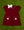 Elephant Crimson/Gray Ruffle Dress
