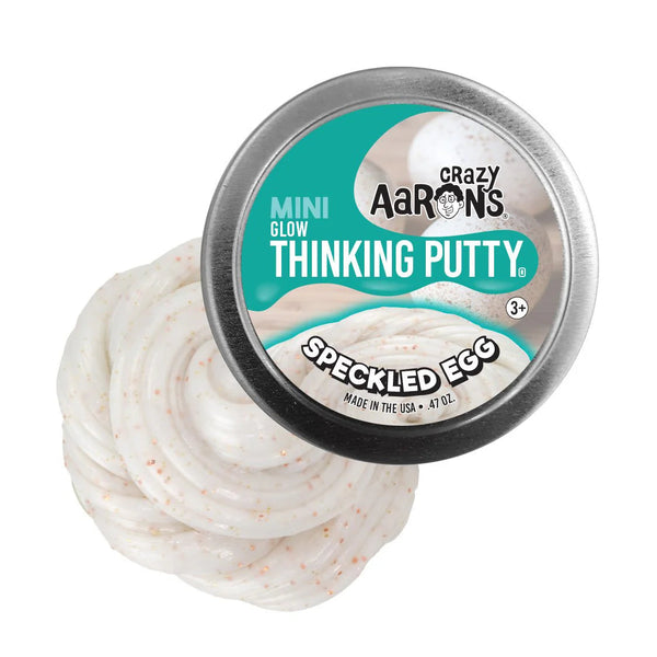 Thinking Putty- Mini Speckled Egg (Glow in The Dark)