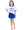 Shimmer Butterfly Short- Royal