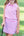 Sleeveless Solid Cotton Polo- Pink Frosting