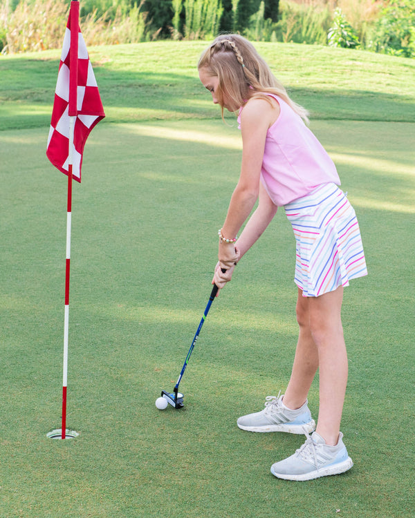 Tennis Twirl Skort- Kissed Stripe
