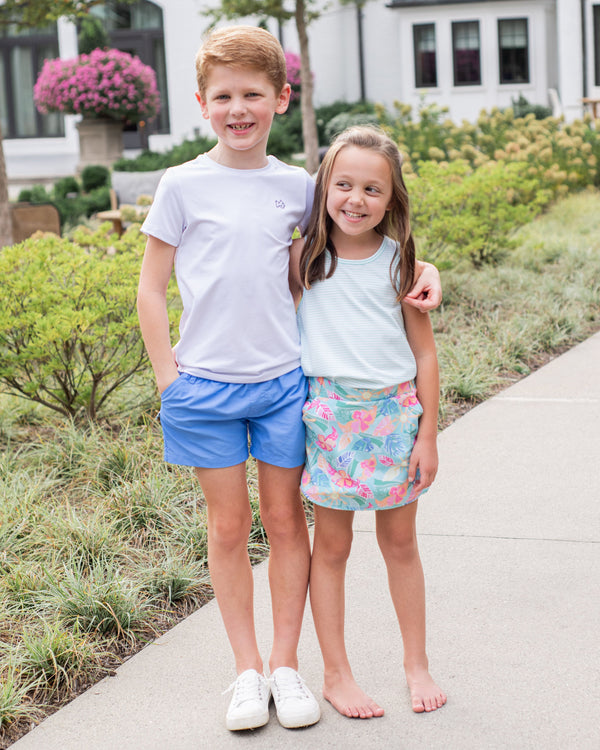Outrigger Performance Short- Marina Blue