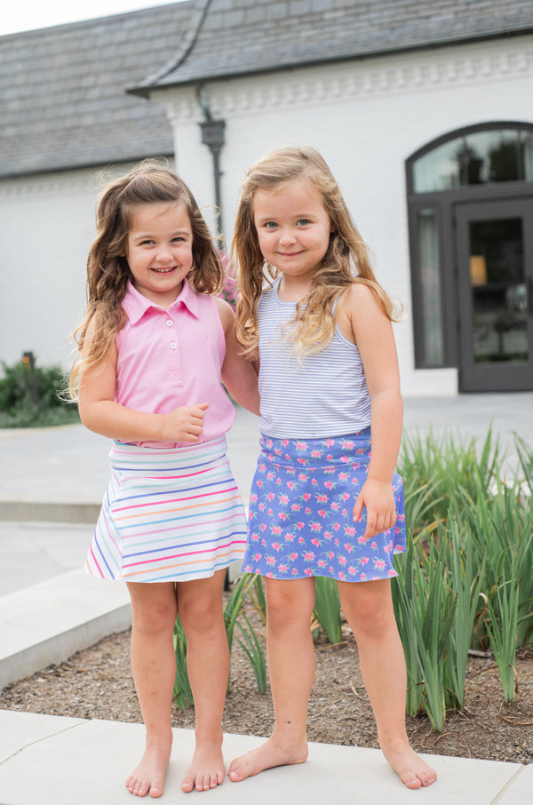 Tennis Twirl Skort- Kissed Stripe