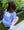 Cotton T-Shirt- Paddleboard Sunset- Persian Jewel Heather