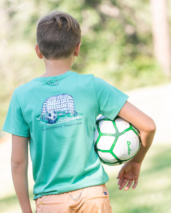 Cotton T-shirt- Marine Green