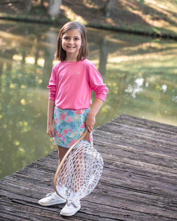 Carolina Catch Skort- Palm Paradise Print