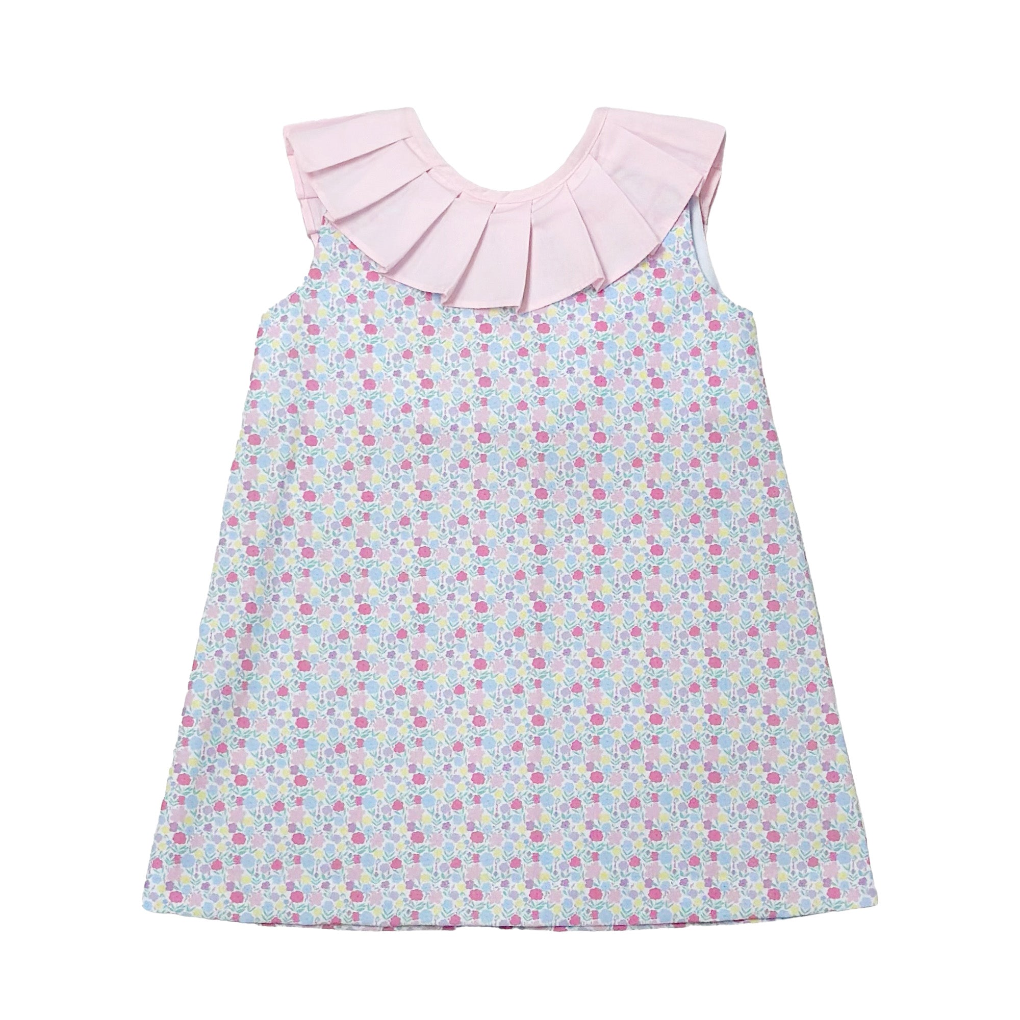 Spring Floral Cassie Dress w/ Bow 3T Spring Floral Cassie Dress w/ Bow 3T