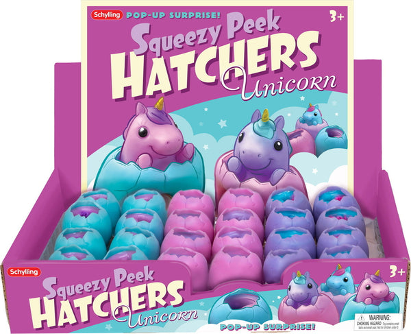 Squeezy Peek Hatcher- Unicorn