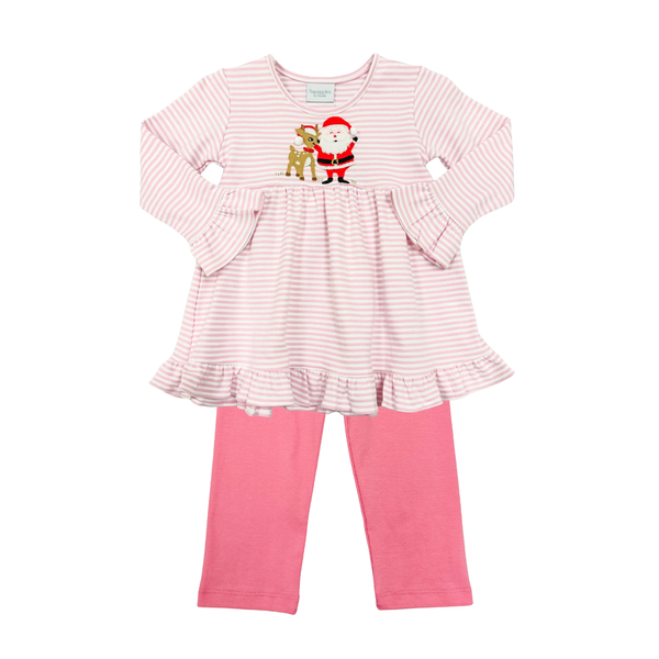 Santa & Happy Tunic Legging Set
