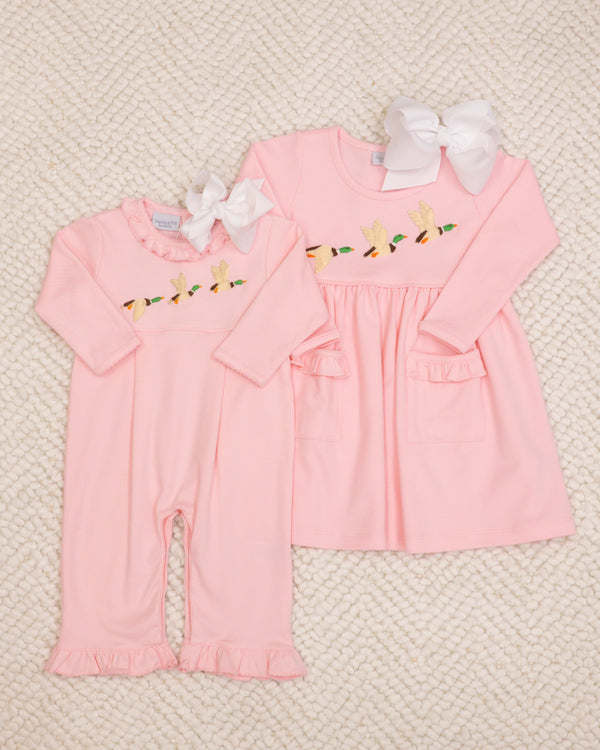 Duck Trio LS Popover Dress