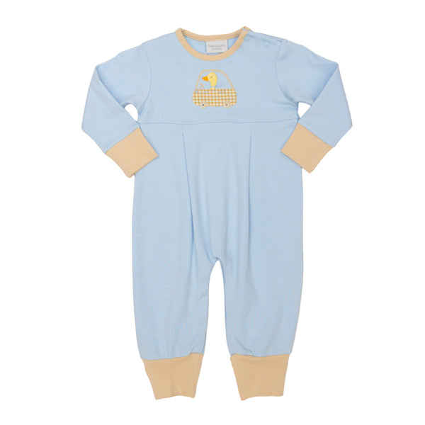Duck Driving Car L/S Romper