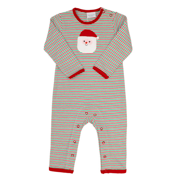 Santa Pocket L/S Romper