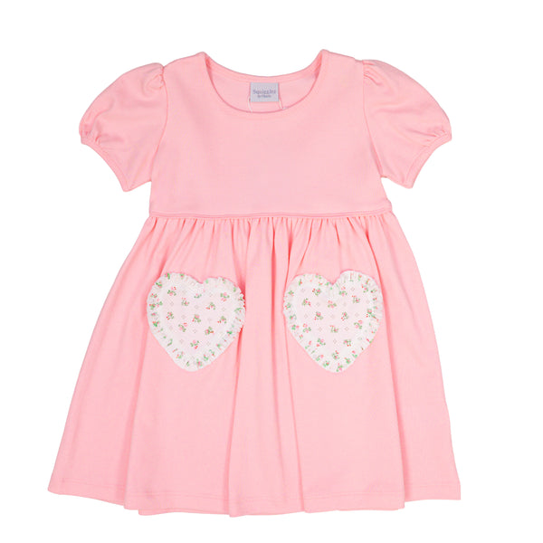Rose Heart Pocket Dress