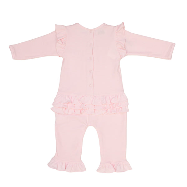 Mini Bow Roses L/S Romper