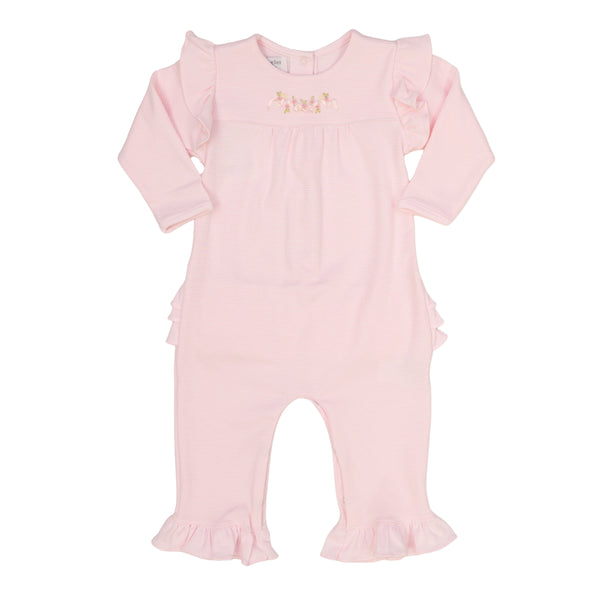 Mini Bow Roses L/S Romper