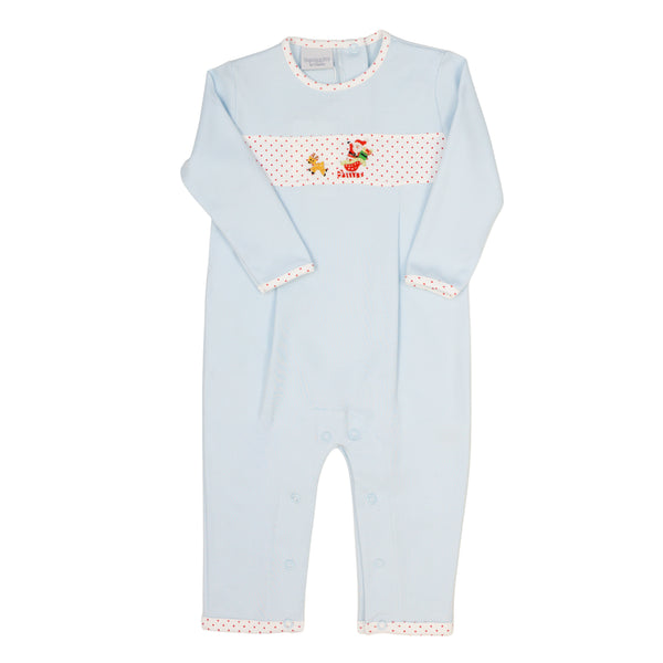 Let's Fly Santa LS Romper