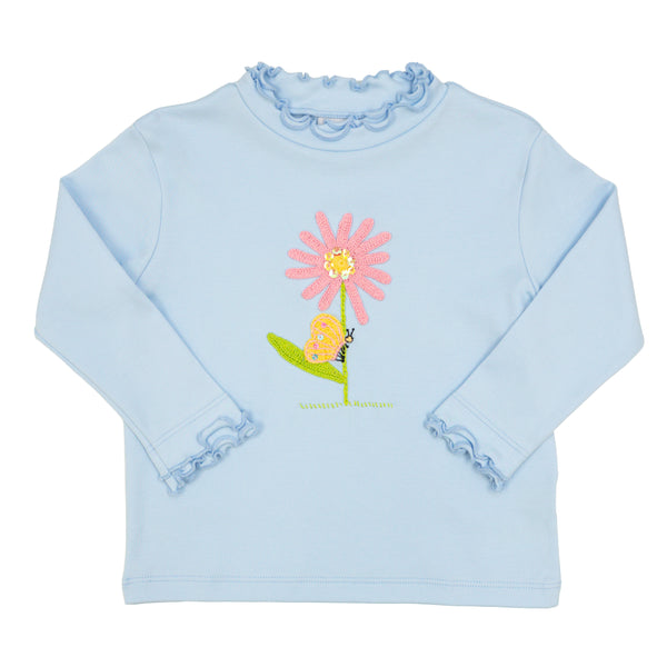 Sparkling Flower and Butterfly L/S Shirt