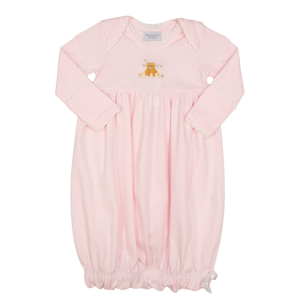 Pretty Girl Bear Lap Shoulder Gown