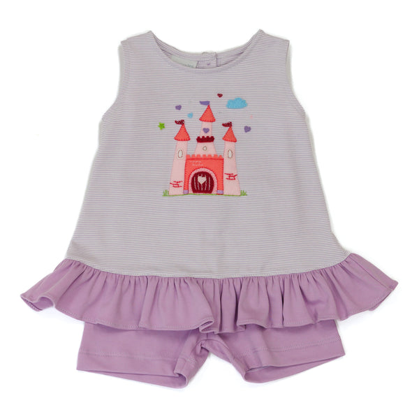 Storybook Castle Ruffle Short Set