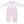 Mini Santa Romper- Pink Stripe