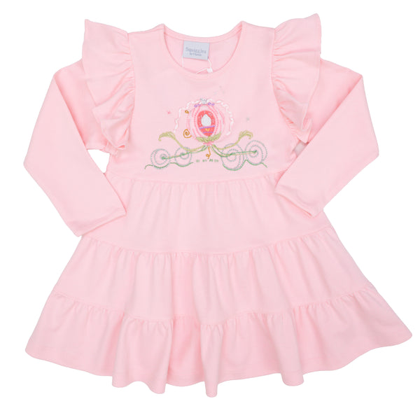 Cindy's Ride L/S Tiered Ruffle Dress