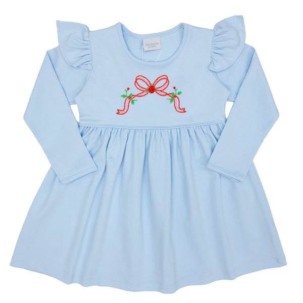 Letter Bow LS Dress