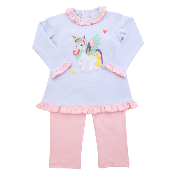 Dazzling Darla Ruffle Pant Set