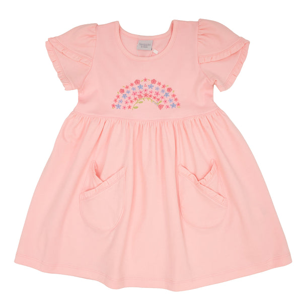 Blooming Rainbow Popover Dress