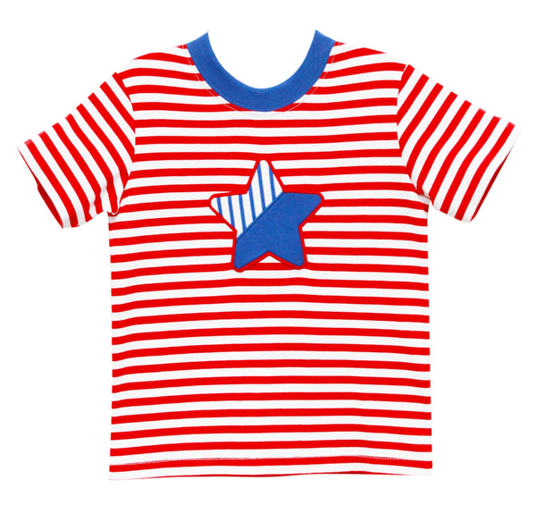 Star 4Th July Harry's Play Tee- Knit