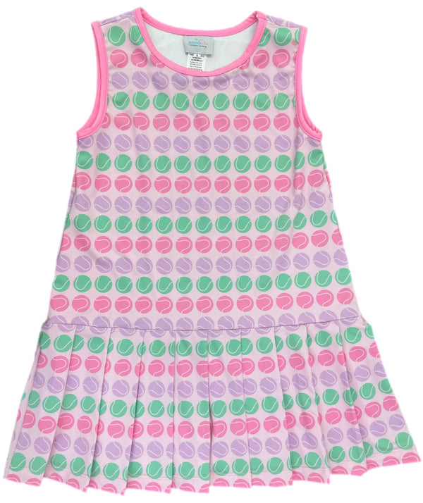 Serve it Up W/ Tennis Balls- Stella Tennis Dress