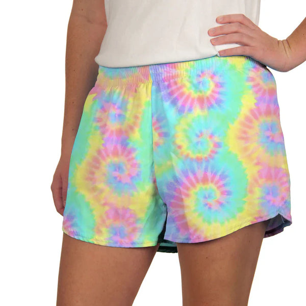 Steph Print Short- Spiral Tie Dye