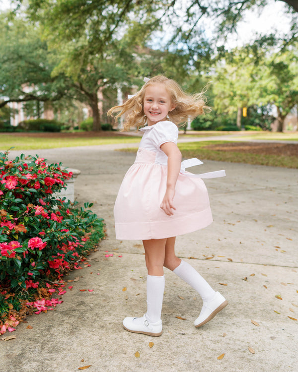 Sundays Best Dress- Petite Pink Velvet