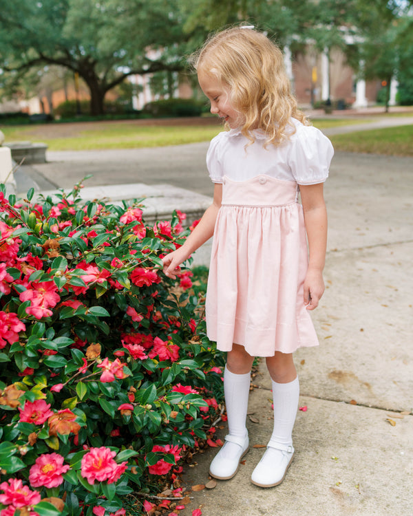 Sundays Best Dress- Petite Pink Velvet