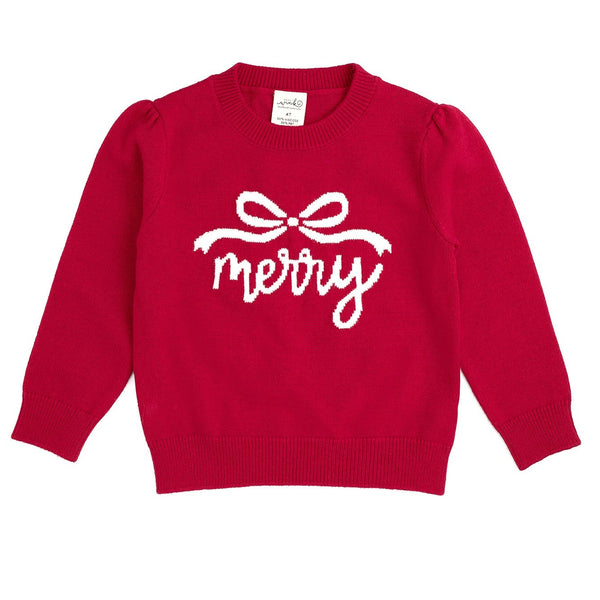 Merry Bow Christmas Sweater