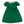 Bow & Holly Scallop Collar Dress- Hunter Green