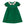 Bow & Holly Scallop Collar Dress- Hunter Green