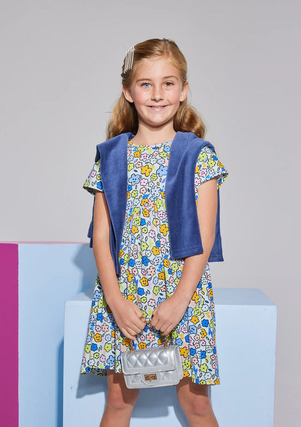 Swoop Dress- Cartoon Floral