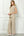 Striped Pants Set- Khaki/Cream