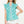 Button Up Flower Top- Aqua