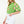 Hand Embroidered Puff Sleeve Top- Green