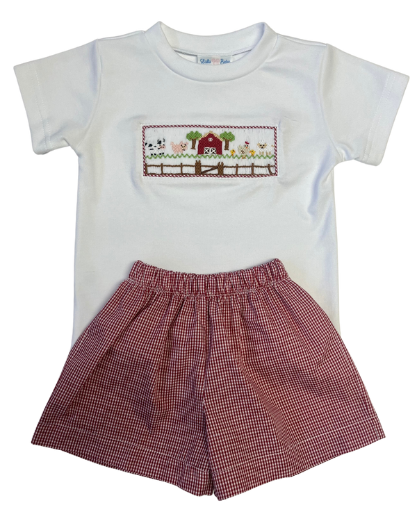 Farm Smocked Short Set
