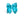 Grosgrain Bow On Clip- Turquoise