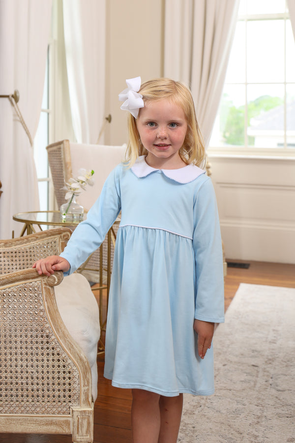 Claire Dress- Light Blue