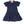 Ruffle Polo Dress - Navy