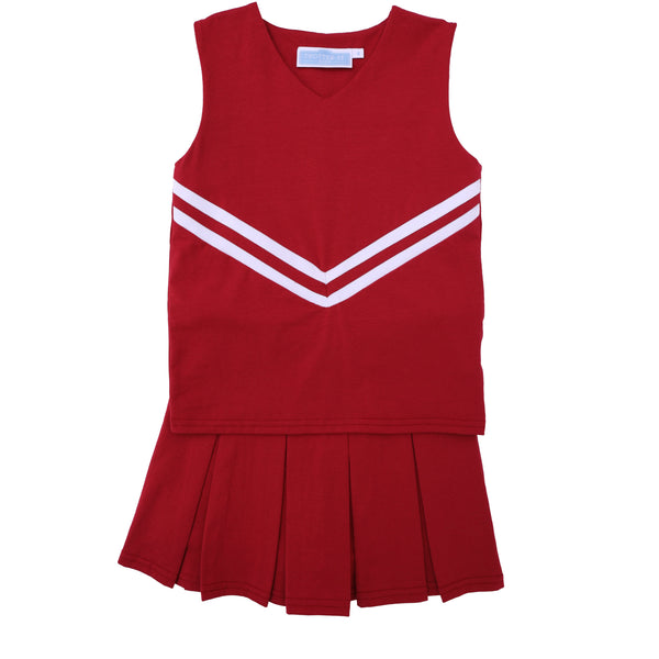 Cheer Uniform Set- Crimson