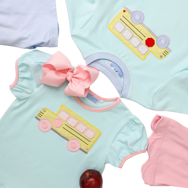 Bus Ruffle Short Set