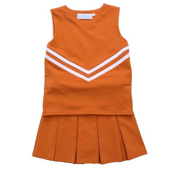 Cheer Uniform Set- Burnt Orange
