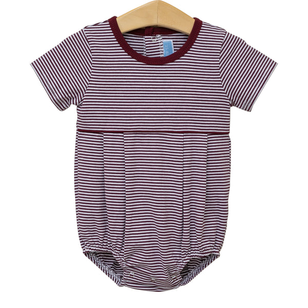 Bentley Game Day Bubble- Maroon Stripe