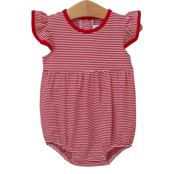Lucy Game Day Bubble- Red Stripe
