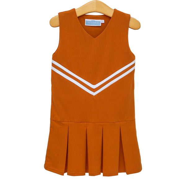 Cheer Uniform Dress- Burnt Orange